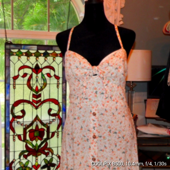 (2) Summer dress absolutely gorgeous size large brand new - Picture 2 of 5